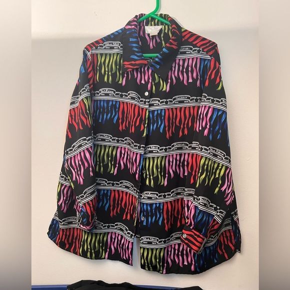 Beautiful Vtg Plus sz blouse - Picture 1 of 5